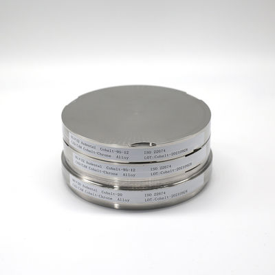 98 mm de diamètre Cobalt en alliage de chrome vide pour le fraisage du matériel du laboratoire dentaire audental