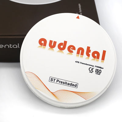 Audental Bonne résistance ST Bloc de zirconium pré-étagé avec système CAD/CAM