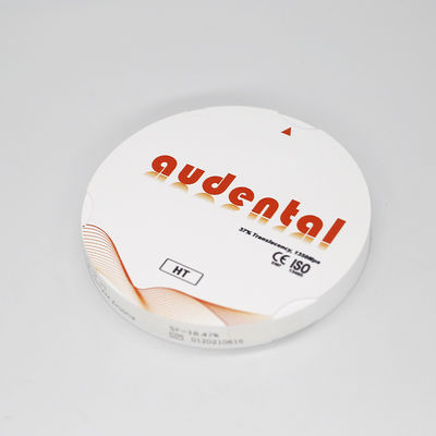 Résistance 1350MPa Translucide HT Blanc Blocs de zirconium OEM/ODM Disponible dans un emballage en carton