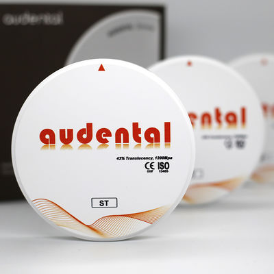 Dentistique à base de zirconium blanc de forme lisse ST/DST, personnalisable