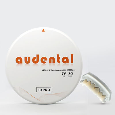 Dentistique à haute translucide en zirconium de bloc 92/95/98mm Laboratoire dentaire 3D Pro multicouche
