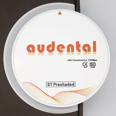 Disque de zirconium dentaire supertranslucide pré-éclairé