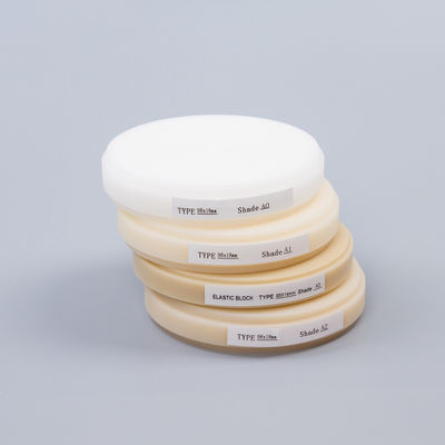 Laboratoire dentaire auditif Disque PMMA rose clair flexible 98 mm PMMA Bloc OEM