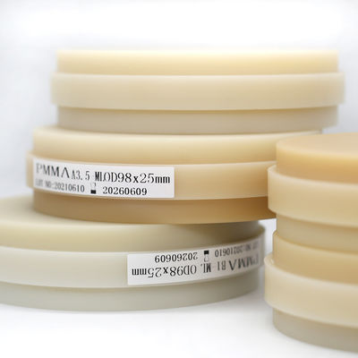 Dentistique auditif PMMA Disque Puck Matériau CAD CAM Bloc PMMA multicouche vide