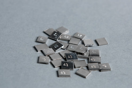 Audental 43 alliage de porcelaine argent-palladium blanc Pd43% alliage noble pour des restaurations dentaires fortes et esthétiques