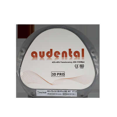 Bloc de zirconium dentaire blanc en 3D pour une esthétique et une fonction supérieures