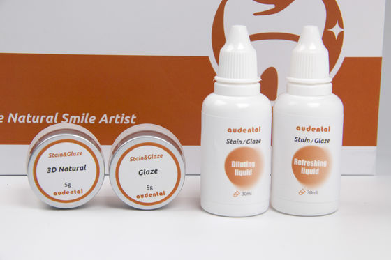 Teinte et glaçure pour laboratoire dentaire, couronnes en zircone, poudre de glaçure céramique, pâte de glaçure, pâte de glaçure