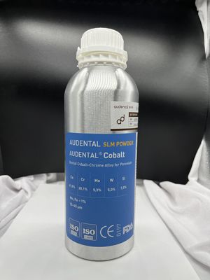 Obtenez les meilleurs résultats avec Audental CoCr Cobalt Chromium SLM poudre pour l'impression 3D dentaire en métal