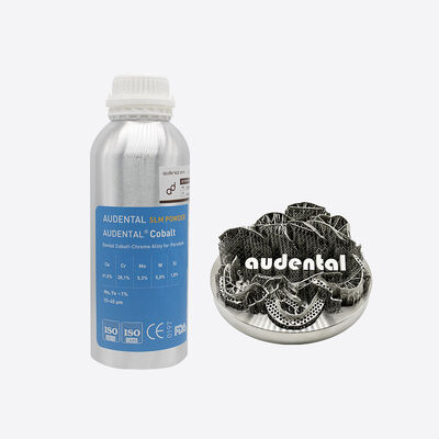 Dental 3D Metal Print cobalt chromium alloy compatible with major selective laser melting systems for dental restoration manufacturing
