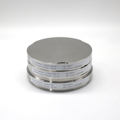 Disque en alliage de cobalt chrome durable pour le fraisage dentaire offrant une résistance à la corrosion et des performances à haute résistance à la traction